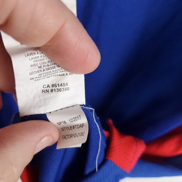 Genuine Merchandise Baseball Jersey Texas Rangers Blue Red T Jersey Shirt XL - Picture 9 of 11